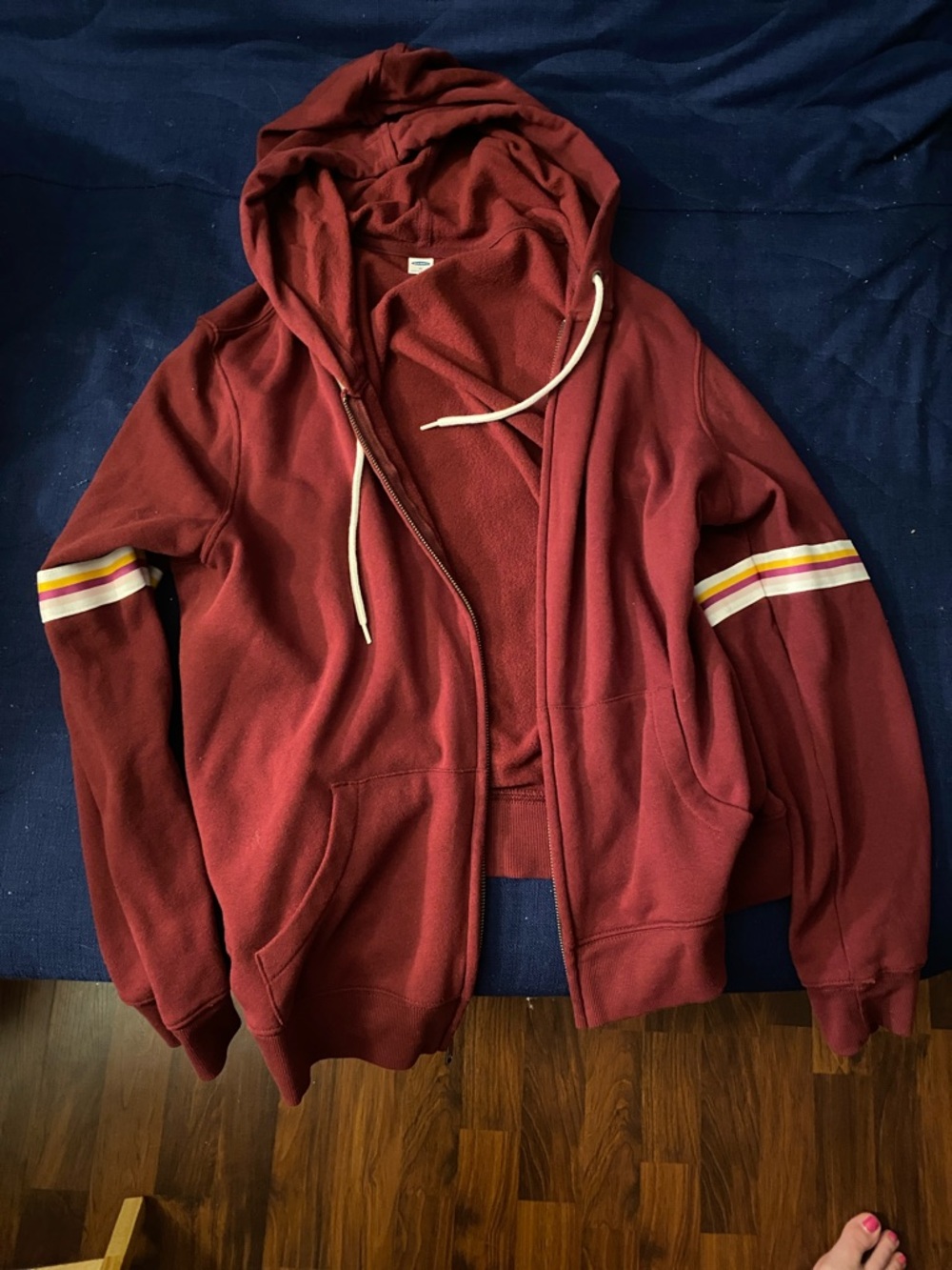 Old Navy Maroon Zip Hoodie